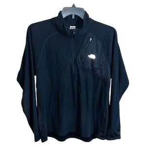 The North Face Fleece Men’s Size XL Black Flight Series 1/4 Zip Long Sleeve
